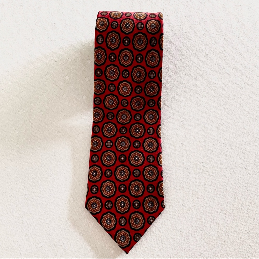 J. Z. Richards Red Silk Tie